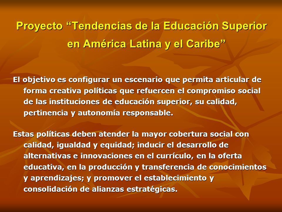 Pertinencia Y Equidad En La Educaci N Superior En Am Rica Latina Y El