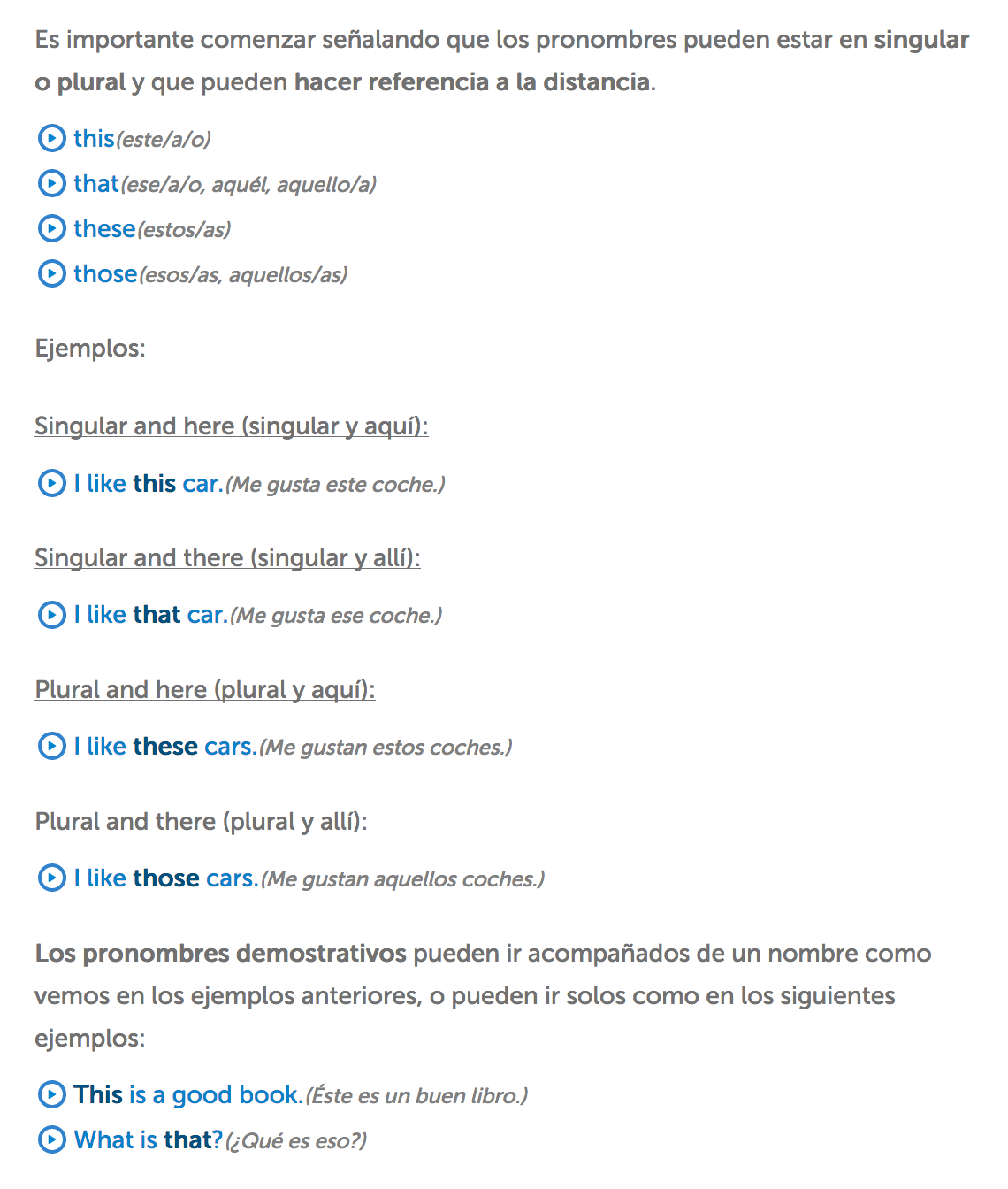 Class III DEMONSTRATIVE REFLEXIVE PRONOUNS Slide Set