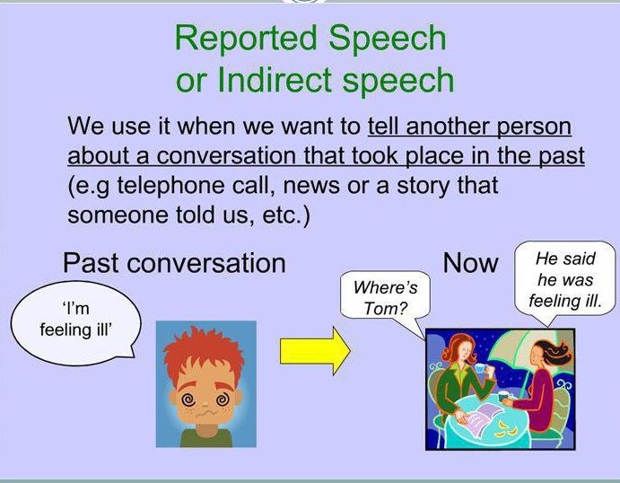 reported speech present (agendaweb.org)