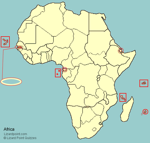 Map of Africa | Quiz