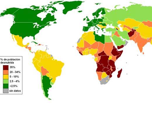 desnutrición en el mundo | Mind Map