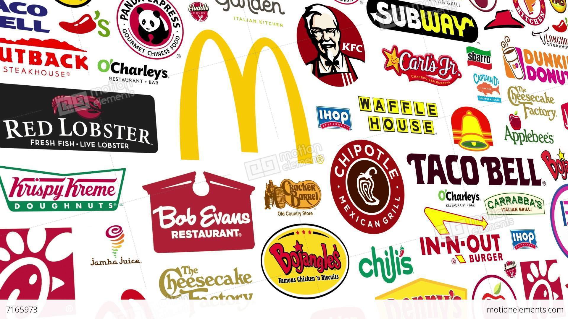Esta propuesta fusiona los logos de marcas de comida rápida