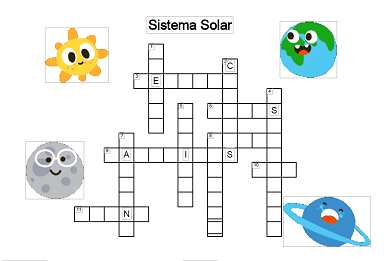 Crucigrama del sistema solar | Note