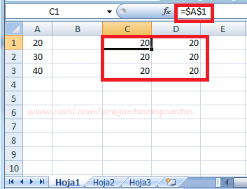 TIPOS DE REFERENCIA EN EXCEL | Mind Map