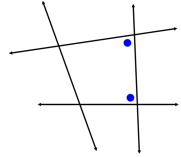Angle Pairs Formed By Transversals Flashcards