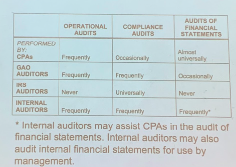 Auditing Chapter 1 | Flashcards