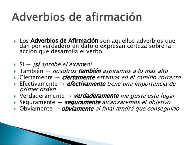 El Adverbio | Mind Map