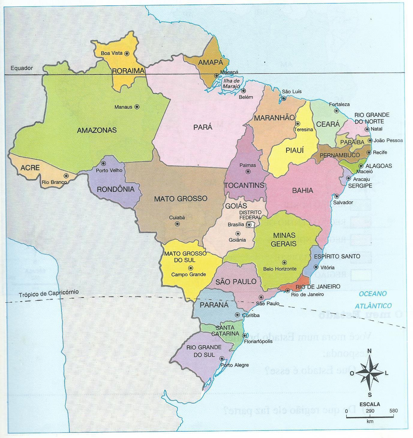 QUIZ das capitais dos Estados do BRASIL. PERGUNTAS E RESPOSTAS DAS