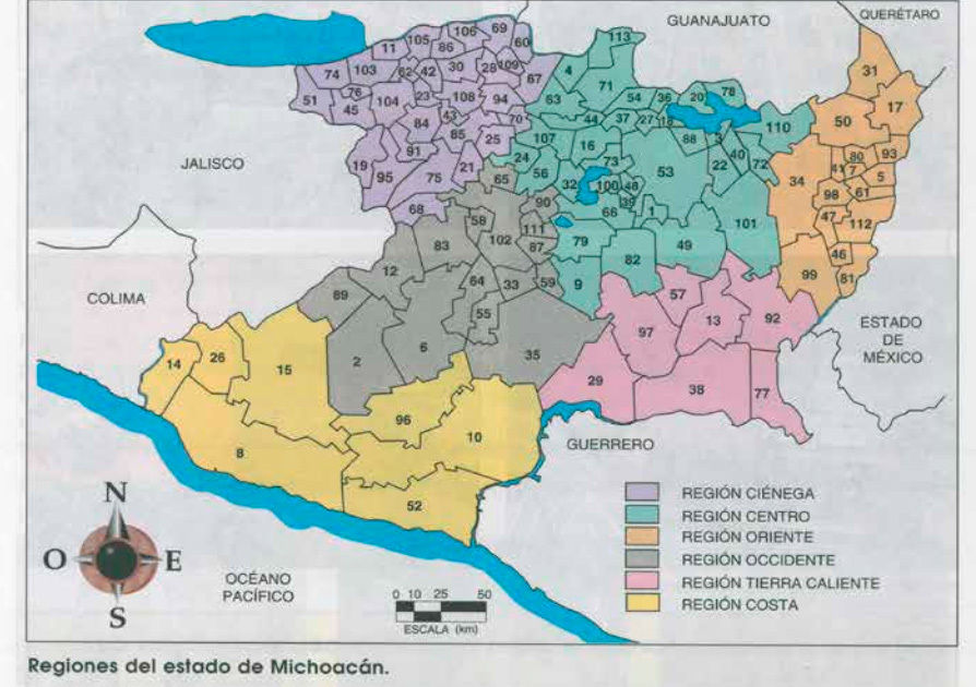 REGIONES DE MICHOACAN | Mind Map