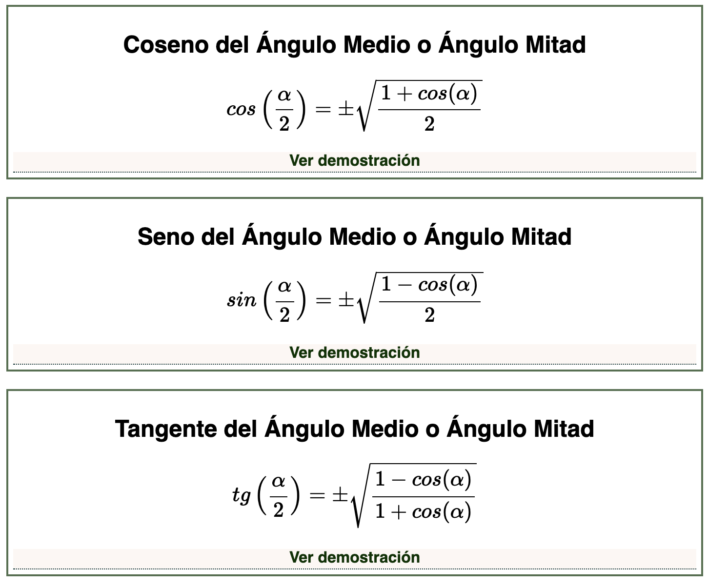 Identidades Trigonometricas | Slide Set