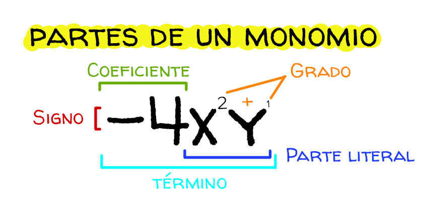 Expresiones Algebraicas Y El Binomio De Newton | Mapa Mental