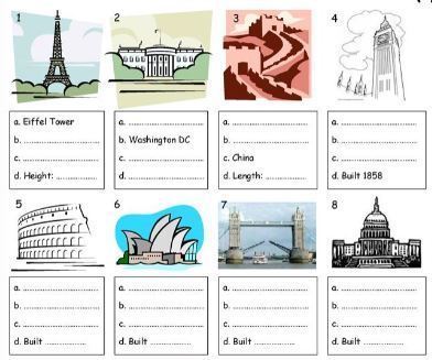 Landmarks | Flashcards