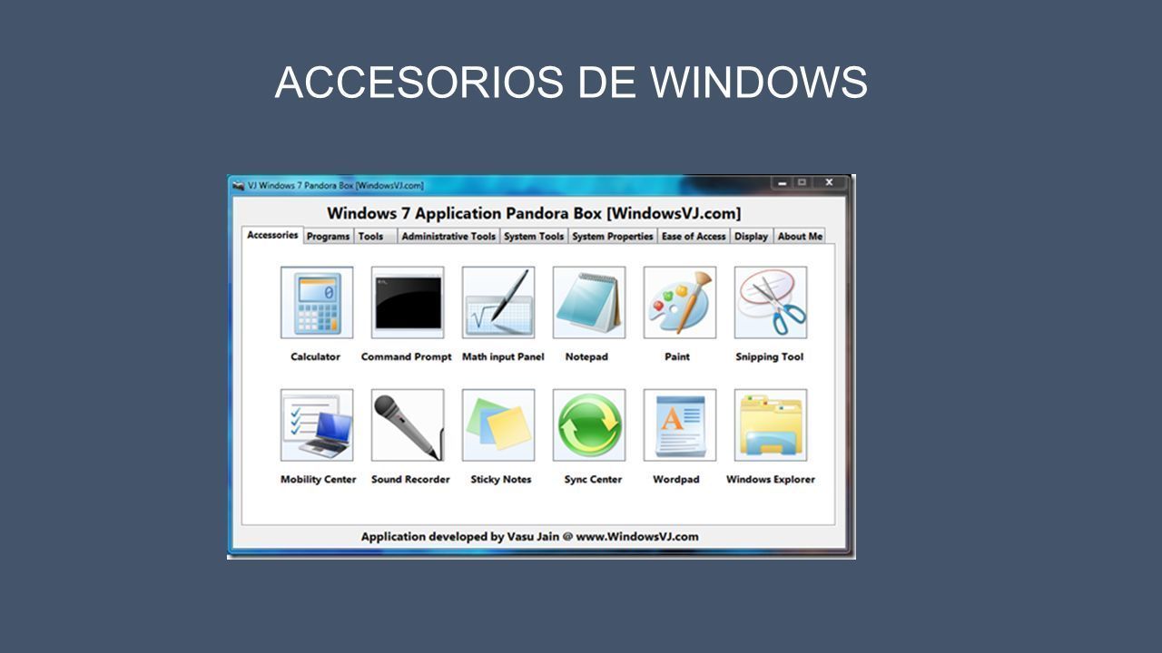 Accesorios De Windows Sib B Slide Set 0387