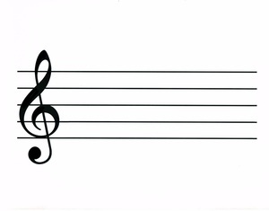 Notação Musical (Pauta/Pentagrama - Notas na partitura) 