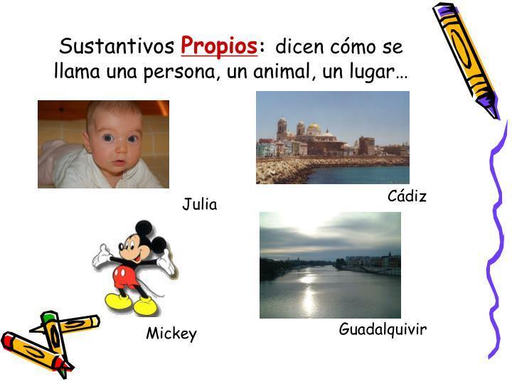 Sustantivos Propios Y Comunes. | Mind Map