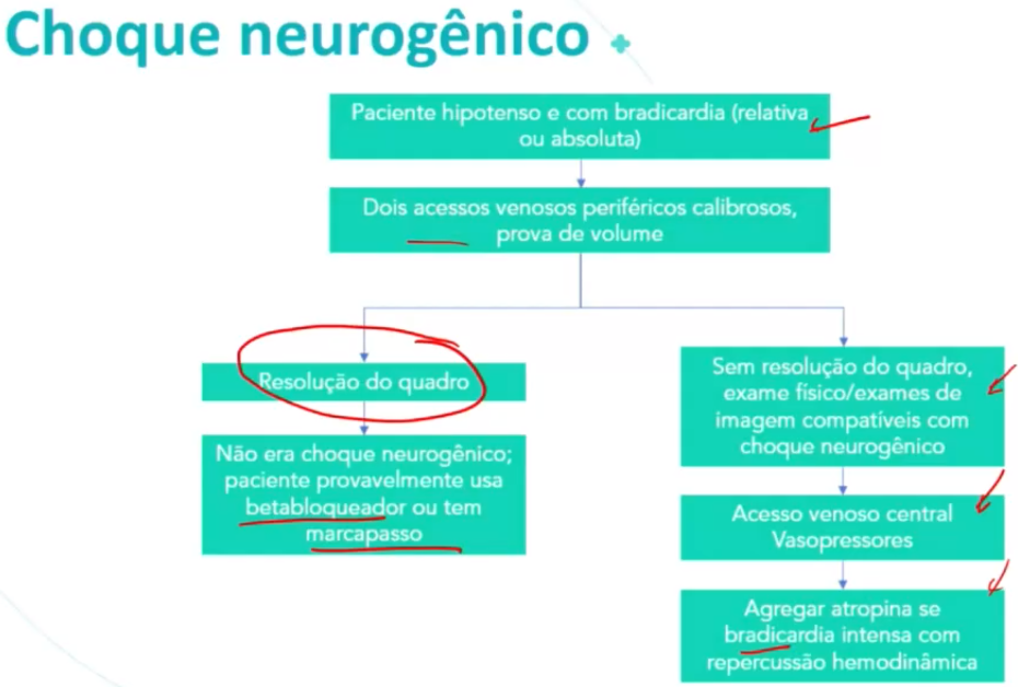 CHOQUE NEUROGENICO | Mind Map