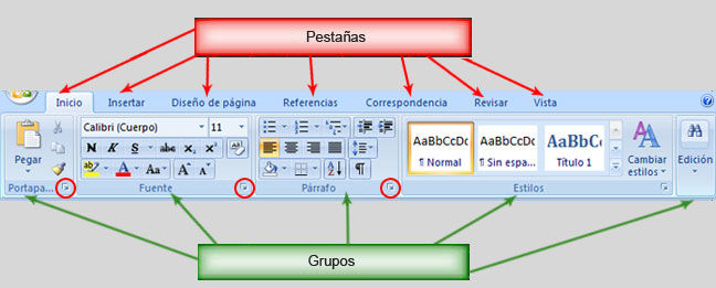 Caracterizando los Comandos de Microsoft Word | Mind Map