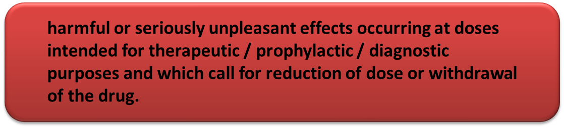 Adverse Drug Reactions 