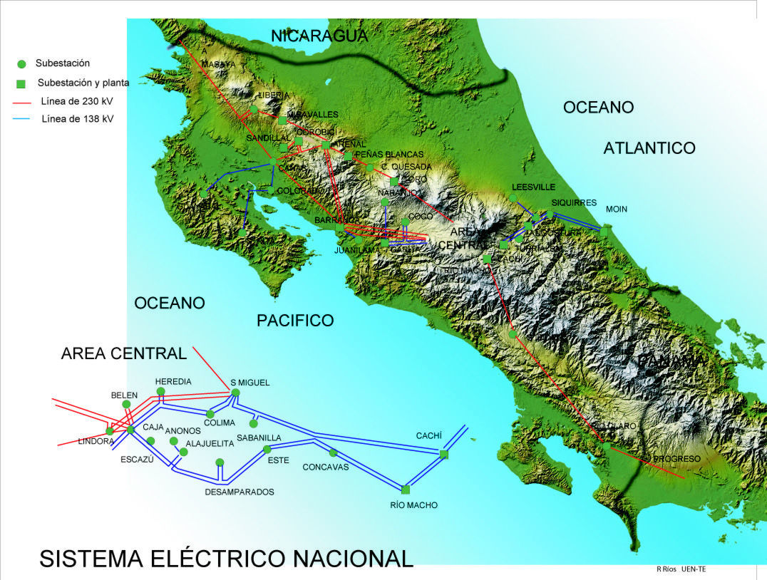 Mapa Mental Geografía de Costa Rica | Mind Map