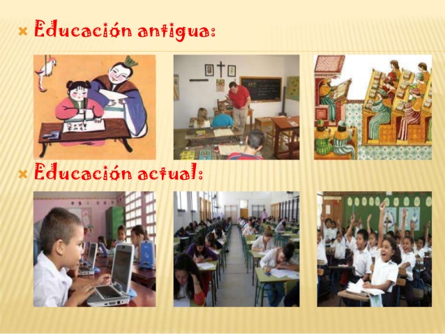 Lo que se entiende hoy por educación, no es lo mismo que unos siglos atrás.